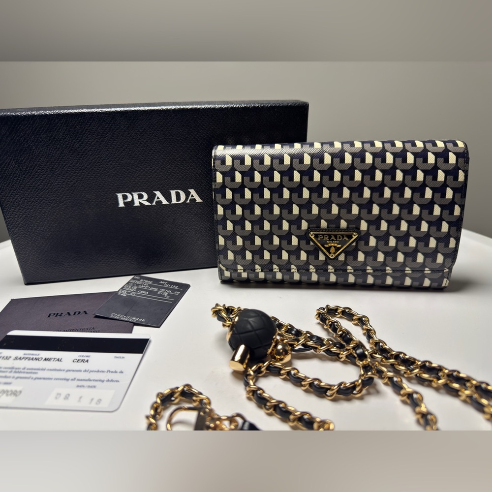 Prada Geometric Clutch/Crossbody Bag - Picture 16 of 16